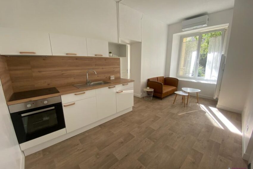 T2 ENTIEREMENT RÉNOVÉ AVEC REZ-DE-JARDIN