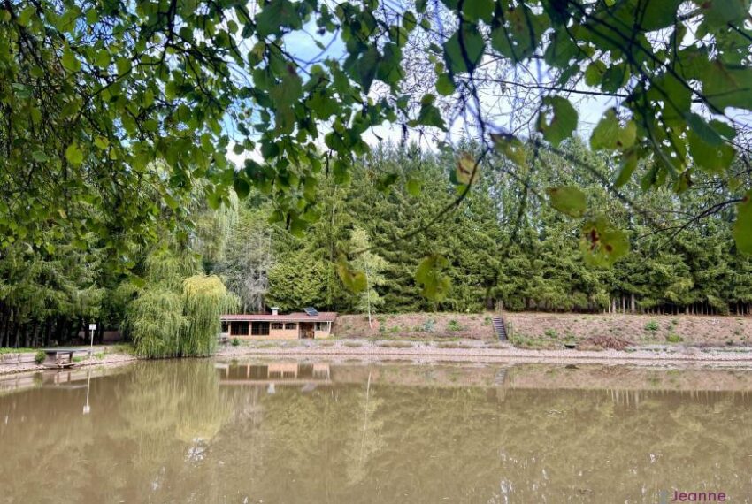 A VENDRE ETANG avec Magnifique Cabane de pecheur sur 122 ares